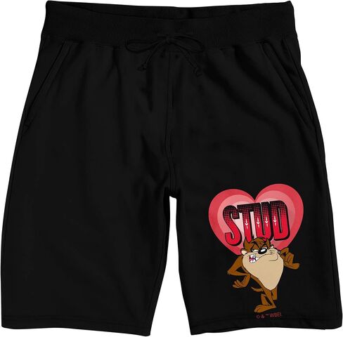 Bioworld Looney Tunes Taz Stud Men's Black Sleep Pajama Shorts in Saudi Arabia