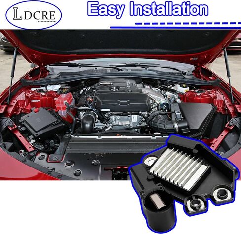 Alternator Voltage Regulator 13.8V RVC Type - Compatible with Chevy Equinox, Cruze, Camaro, Captiva, Trax, GMC Terrain, Buick Encore, Regal, LaCrosse, Saab 9-5 - Replaces VR-V5460, M608 in Saudi Arabia