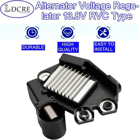 Alternator Voltage Regulator 13.8V RVC Type - Compatible with Chevy Equinox, Cruze, Camaro, Captiva, Trax, GMC Terrain, Buick Encore, Regal, LaCrosse, Saab 9-5 - Replaces VR-V5460, M608 in Saudi Arabia