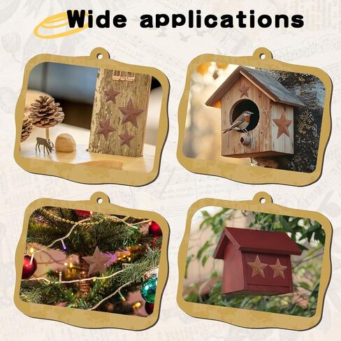 Alrhso 30 Pcs Metal Star for Crafts, Rusty Barn Stars 3D Star Ornaments Antique Rusty Metal Stars Decoration for Vintage Farmhouse Wall Decor Christmas Decoration (3 Sizes, 1", 1.5", 2") in Kuwait