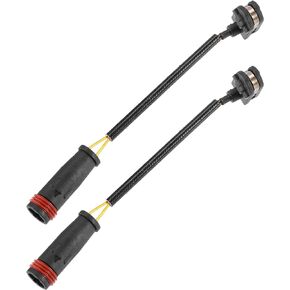 ACROPIX Car Brake Pad Sensor Front Rear Disc Brake Pad Wear Indicator Sensor Fit for Mercedes-Benz GL350 - Pack of 4 Black