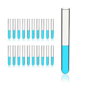 Glass Test Tubes with Bakelite Screw Cap, Vol.10ml/Dia.16x100mm, Pack of 40, 3.3 Borosilicate Glass, TTG010-040