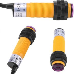 Infrared Ray Through-Beam Reflection Optical Photoelectric Switch Sensor E18-B03P1 5-30cm DC 3 Wire 6-36V PNP IR Photoelectric Sensor Switch