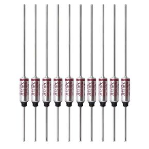 SF139E-142 Degree Metal Thermal Cutoffs Thermal Fuse 10A 250V for Motor Transformer Electric Industrial Home Appliance10Pcs