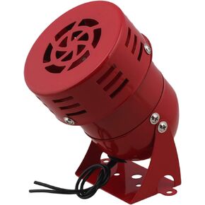 BQLZR Siren Bell Clock Industrial Siren AC 110V, Industrial 110dB MS-190 Alarm Sound Motor High Power Buzzer Siren ,Suitable for Home, Industrial, Shop Alarms,Orchard