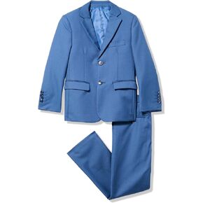 Isaac Mizrahi Boys' Slim Fit Solid 2pc Suit