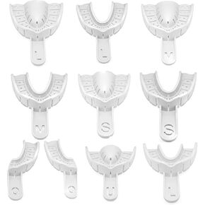 Perforated Autoclavable Dental Impression Trays, Choose Size (Assorted) in Kuwait