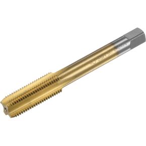 uxcell Metric Thread Tap M20 x 2.5 H2 Titanium Coated HSS-CO (M35 High Speed Steel) Straight Flutes Machine Screw Tap Threading Tapping Repair Tool