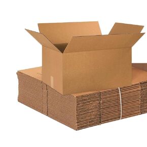 BOX USA Shipping Boxes Large 24"L x 16"W x 12"H, 10-Pack | Corrugated Cardboard Box for Packing, Moving and Storage