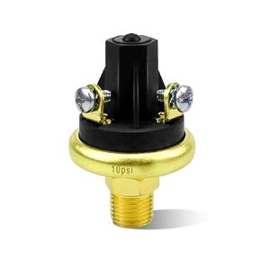 10PSI ± 2PSI Generator Oil Pressure Switch Replace 0C3025 Fit for Various Generac GT990 GT760 V-Twin Air-Cooled Engines, Fit for Hobbs Switch 1/4-18 NPT