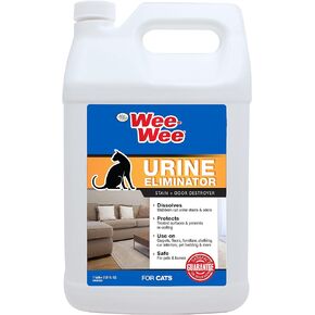 Four Paws Wee-Wee Cat Urine Eliminator Stain and Odor Destroyer 128 Ounces