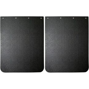 2PCS Universal Heavy Duty Polymer Mudflaps 24x30 Inch, Black Splash Guard Mudflap for Semi Trucks Tractor Trailer