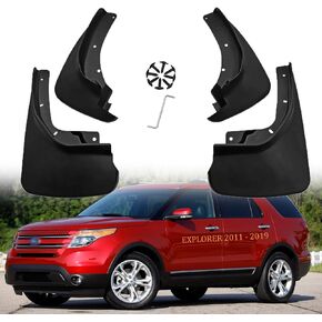 Mud Flaps Kit for Ford Explorer Accessories Mud Splash Guard Mud Flap Front and Rear 4pcs (for Ford Explorer 2011-2019)