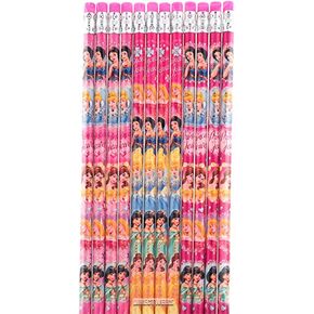 Disney Princess Authentic Licensed 12 Wood Pencils Pack