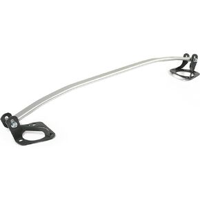 KUAFU Front Strut Tower Brace Compatible with 2007-2013 Infiniti G37 G25 Shock Tower Brace Bar Suspension Aluminum Silvery