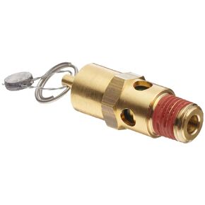 Control Devices-SA25-1L SA Series Brass ASME Safety Valve, 200 psi Set Pressure, 1/4" Male NPT
