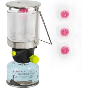Camping Gas Lantern Coleman Butane Fuel Lanterns 3 Mantles Included 700w Output Power Adjustable Brightness Piezo Ignition Propane Lanterns for Camping Power Outage Emergencies & Home Use