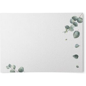 Eucalyptus Note Cards, A6, 4 x 6 inches, The Gift Collection, Set of 48