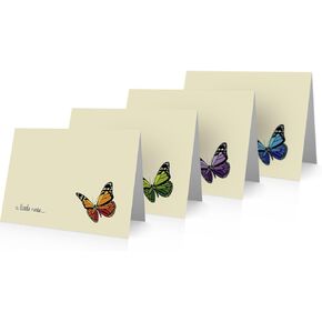 Butterfly Thank You Cards - 24 Cards and Envelopes - Butterfly Notecards