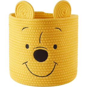 سلة تنظيم تخزين الحبال من Idea Nuova Disney Winnie the Pooh، مقاس 25.4 سم ارتفاعًا × 25.4 سم عرضًا in Kuwait