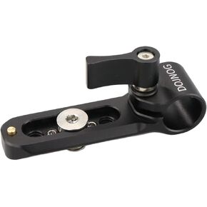 15mm Single Rod Clamp,Rail Lock Holder with Integrated NATO Rail,for ARRI Locating Hole, for 15mm Rod Rail Extension EVF Mount Follow Focus LED Light Monitor Mic,for Camera Cage/Plate/Handle