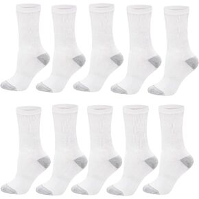 Sports Cotton Socks Mens, Breathable Crew Socks Outdoor Athletic Training Socks