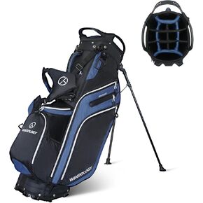 Golf Bag Travel Club Stand Ball Cart Support Pole Pouch Camo Stand Gifts Airlines for Men Womens Small Lightweight Golf Bag Organizer Storage. 14 Way Full Length Dividers. in Kuwait