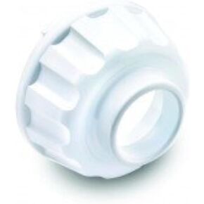 Omega Juicer End Cap Replacement Part for Drum Unit #1 or #2 WHITE Color 8004 8003 8005 8006