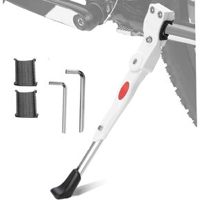 Adjustable Bicycle Kickstand, Bike Side Support Kick Stand for 22 24 26 Inch Mountain Bike and 700 Road Bike