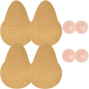 Boob Tape for Breast Lift,Breast Lift Tape Bra Tape for Large Breasts，Push Up Sticky Bra Invisible Boobtape 2 Pairs