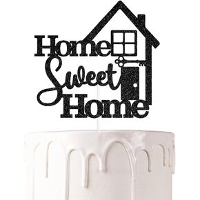 Home Sweet Home Cake Topper, Welcome Home Cake Décor, We Said Yes to the Address, Housewarming/New Home/Welcome Baby/Retirement Party Decorations Supplies