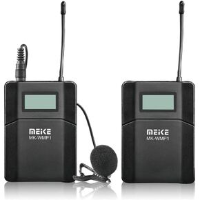 ميكروفون MEKE MK-WMP1 UHF متعدد الاتجاهات Lavalier مع 6 قنوات متوافق مع كاميرات الفيديو Sony أو DSLRs الأخرى in Kuwait