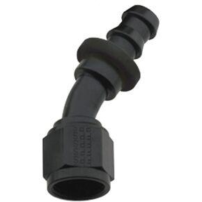Fragola 203016-BL Black Size (-16) 30° Push Lock Hose Fitting