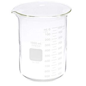 Pyrex 1000-1LCNpk Griffin Low Form 1000 mL Beaker Graduated 6Pk (Pack of 6)