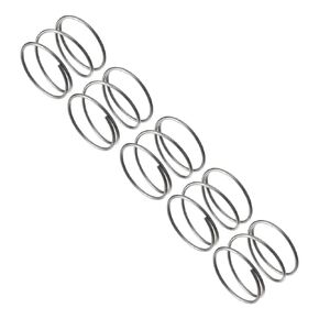 uxcell Compression Spring, 5Pcs 304 Stainless Steel, 25mm OD, 1.6mm Wire Size, 45mm Free Length, Silver Tone