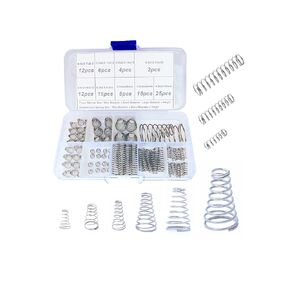 100pcs Conical Spring Compressed Spring Assorted Set, 304 Stainles Steel Metal Taper Conical Spring Compression Small Springs Compression