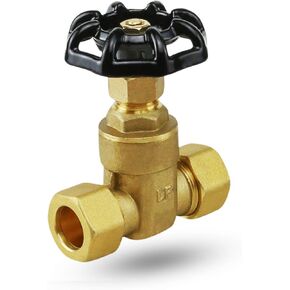 Midline Valve 427Q256-5 Gate Valve, 3/4 in. Compression Connections, Cast Brass (5 Pack) in Saudi Arabia