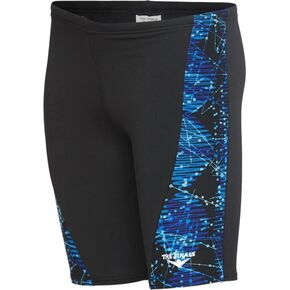 The Finals Boy's Edge Glide Splice Athletic Jammer Swimsuit, Blue, 22