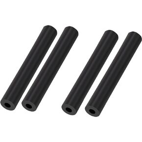 Sun Visor Repair Kit for Jeep Wrangler Jk Jku (07-17),4 Pack Upgraded Precut Repair Tube Replacement Parts for Sun Visor Squeaking(Black)
