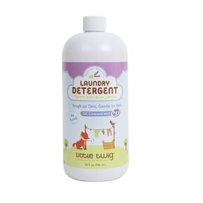 Little Twig® Plant Based Concentrated Household Laundry Detergent, with Natural Formula Tough on Stains and Dirt, Child & Pet Safe, Unscented, 32 Fluid Oz, 32 fl oz (Pack of 3) (LTWG-LSFF32-06)
