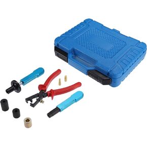 No.130190/130195/130192/130193/130194 / Fuel Injector Seal Replacer Tool for BMW/Fuel Injector Ring Tool/Durable/Metal / 1 Set/Black