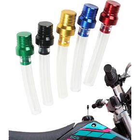 5PCS Gas Cap Vent Tube, Motorcycle Gas Cap,Car Accessories Two-way Breather Tube Vent,Gas Fuel Tank Cap Valve Vent Hose,Fuel-Saving Breather Cap for All Off-Road ATV Dirt Pit Bike Motorcycle
