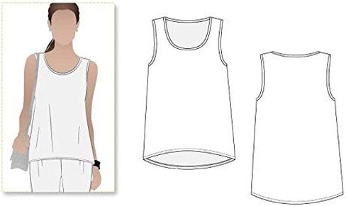 Style Arc Sewing Pattern - Evie Knit Top (Sizes 04-16) in Saudi Arabia