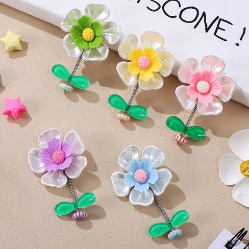 NOLITOY 10 Pcs Product Bouquet Plant bobbleheads Dolls Dash Board Shake Your Head Miniature Flowerpot Small Flower car Decoration Car Dashboard Decorations Accessories Swing in Saudi Arabia
