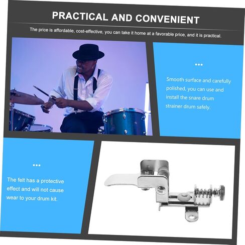 1 Set Drum Tuner Snare Drum Exterior Strainer Drum Strainer Repair Tool Kit Snare Drum Accessories Drum Adjuster Snare Drum Strainer Slick Snare Drum End Drum Kit Metal Supplies in Saudi Arabia