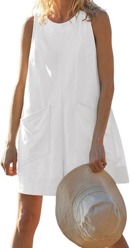 Women's Overalls Casual Summer Fashion Rompers Loose Short Bib Jumpsuits with Pockets in Saudi Arabia