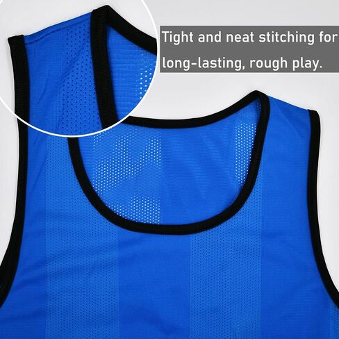 Senston Sports Pinnies 6 Pack Scrimmage Training Vests Jerseys Bibs Adult Youth for Football Soccer Basketball Volleyball in Saudi Arabia