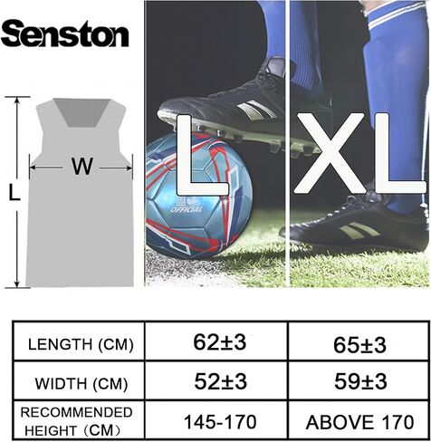 Senston Sports Pinnies 6 حزمة سترات التدريب Scrimmage الفانيلة المرايل الكبار الشباب لكرة القدم كرة القدم كرة السلة الكرة الطائرة in Kuwait