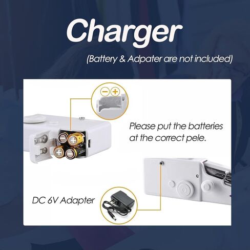 Black Handheld Sewing Machine, Mini Portable Electric Sewing Machine for Adult, Easy to Use and Fast Stitch Suitable for Clothes,Fabrics, DIY Home Travel in Kuwait