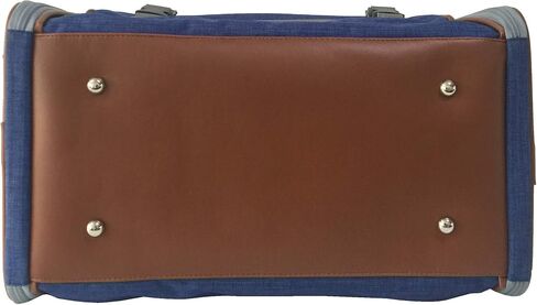Mr. Peanut's Expandable Airline Approved Soft Sided Pet Carrier, Low Profile Gold Series Tote, Premium Brand Self Locking Zippers, Plush Faux Fleece Bedding with a Sturdy Plywood Base (Deja Blue) in Saudi Arabia
